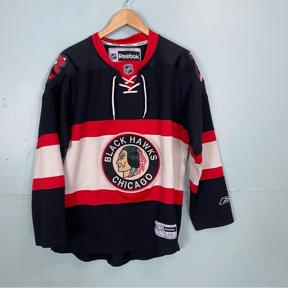 NHL Chicago Blackhawks Alternate Jersey Reebok Mens Medium
